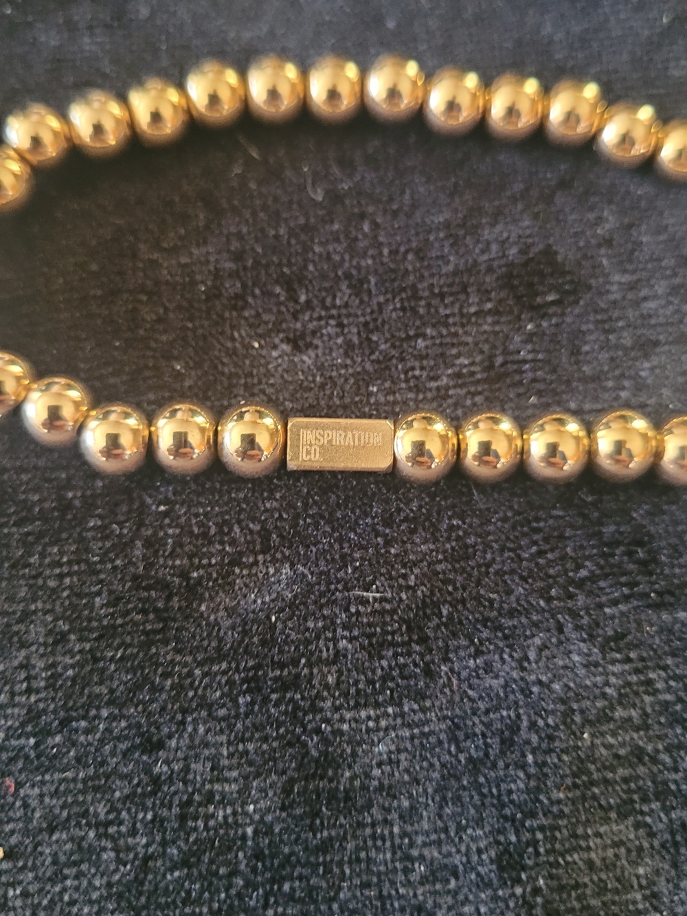 INSPIRATIONS CO Gold Beaded Bracelet